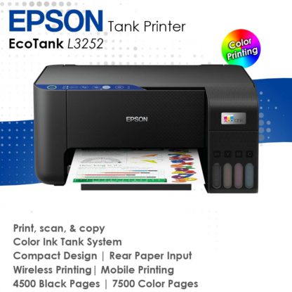 Epson L3252 , A4 colour 3-in-1 printer with Wi-Fi Direct